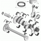 WAKE 155 Коленвал и поршни