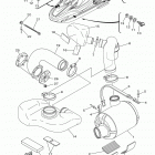 WAVERUNNER FZS GX1800AN Выхлопная система 3