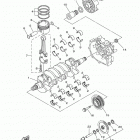 WAVE RUNNER FX SHO FA1800N Коленчатый вал & Поршень