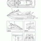 FX CRUISER SHO FA1800AM Наклейки предупреждения
