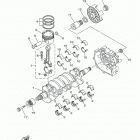 VXR VX1800AL Коленчатый вал & Поршень