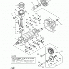 WAVE RUNNER FX SHO FA1800L Коленчатый вал & Поршень