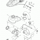 VX CRUISER_VX1100BL VX DELUXE VX1100BL/VX1100AL Выхлопная система 4