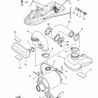 WAVERUNNER FX HO FB1800L Выхлопная система 3