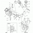 WAVE RUNNER FX SHO FA1800L Впускная система 2
