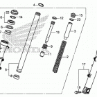 CBR500R Передняя вилка