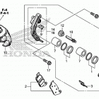 CBR650FA Передний суппорт