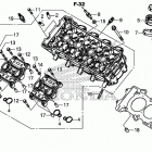 CBR650FA Головка цилиндра