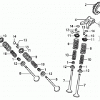 CRF250L Распределительный вал и клапана