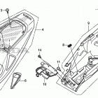 CBR600RA Облицовка сидения