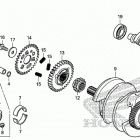 CB500X Коленчатый вал и поршни