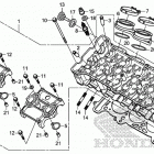 CBR1000RA Головка цилиндра