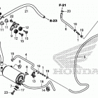 VFR800F Адсорбер, системы улавливания паров топлива