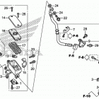NC700XD Front brake master       cylinder (2)