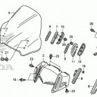 ST1300PA Ветровое стекло