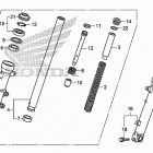 CB500F Передняя вилка