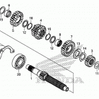 CB500F Transmission (mainshaft)