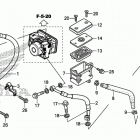 CB500FA Rear brake master        cylinder (abs)