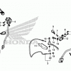 GROM125 (MSX125E) Рычаги,тросы и рулевые переключатели
