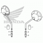 GROM125 (MSX125E) Зеркало