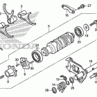 GL1800C Shift drum@shift fork