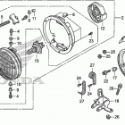 VT750CS Headlight (vt750c  /  cs)