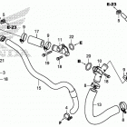 VFR800F Патрубки охлаждения
