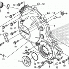 CBR1000RA Крышка картера правая