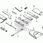 CBR600RA Инструмент