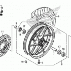 VFR800F Переднее колесо