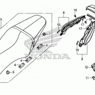 CBR650FA Seat@rear cowl