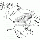 CBR500R Переднее крыло