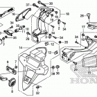 CBR600RA Rear fender@license light