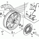CBR1000RA Переднее колесо