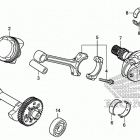 CTX700ND Коленчатый вал и поршни