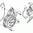 CB500F Крышка генератора