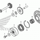 CBR1000RA Муфта стартера