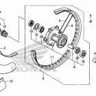 CMX250X Переднее колесо