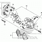 VT1300CX Front brake caliper (1)