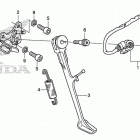 CB1000R Подножка