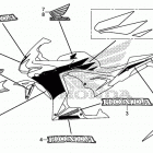 CBR500R Mark@stripe              (cbr500r"14-"15...