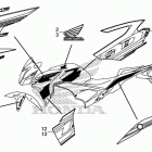CB500F Наклейки