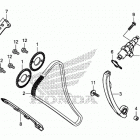 CBR650FA Цепь ГРМ и натяжитель