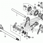 CB500F Вилка переключения передач
