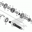 CB500X Transmission (mainshaft)