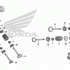 GL1800C Распределительный вал и клапана