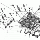 CB500F Головка цилиндра