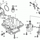 CBR600RA Поддон картера и масляный насос