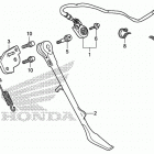 VT750CS Подножка