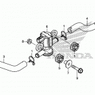 CBR500R Клапан контроля нагнетателя